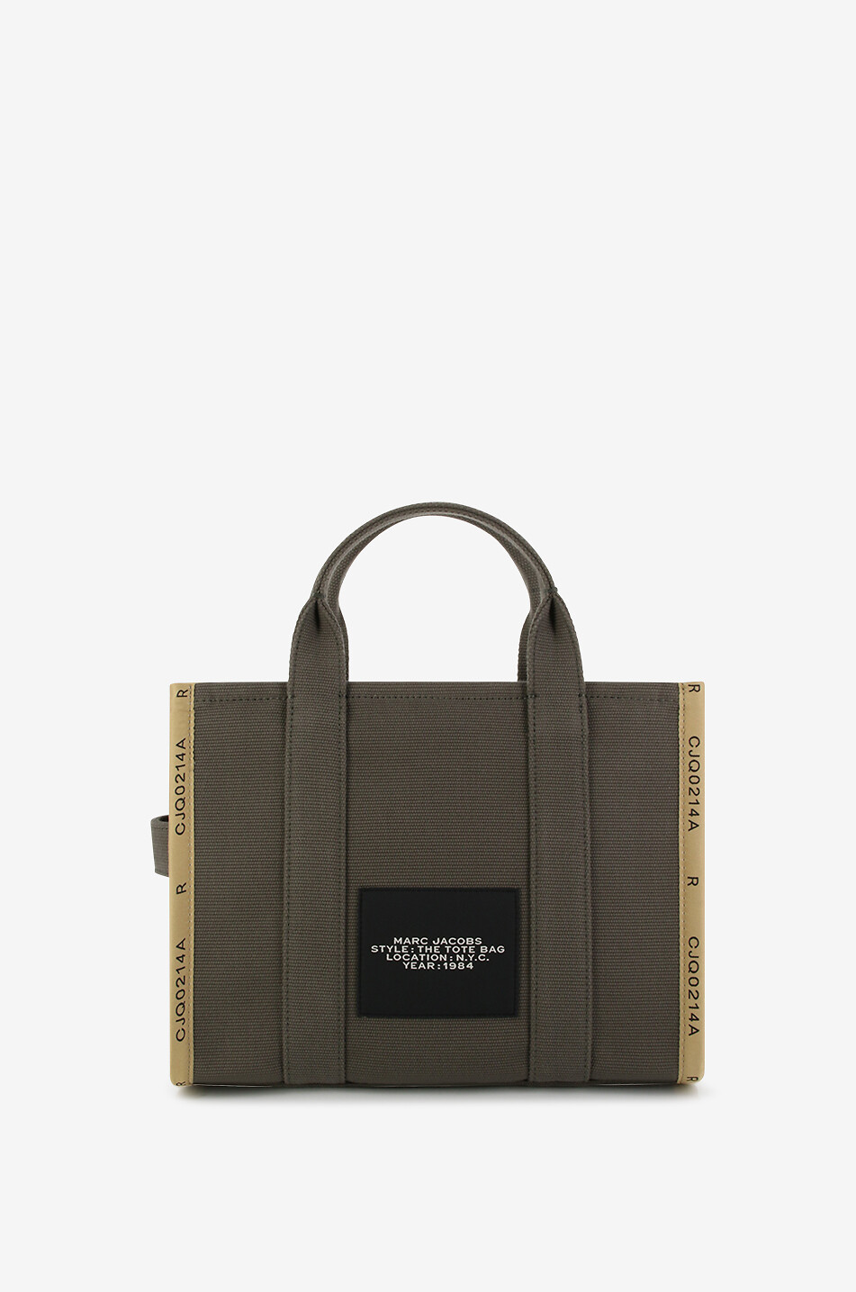 MARC JACOBS The Medium Traveller Jacquard tote bag Women DARK GREEN 4