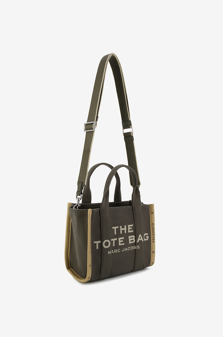 MARC JACOBS The Small Tote jacquard tote bag Women DARK GREEN 5