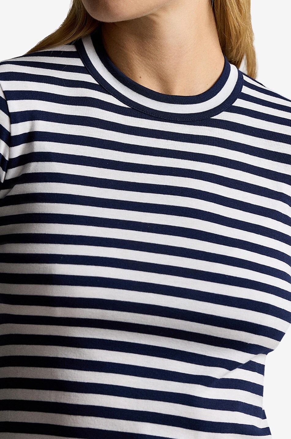 Ralph lauren striped t shirt women's best sale