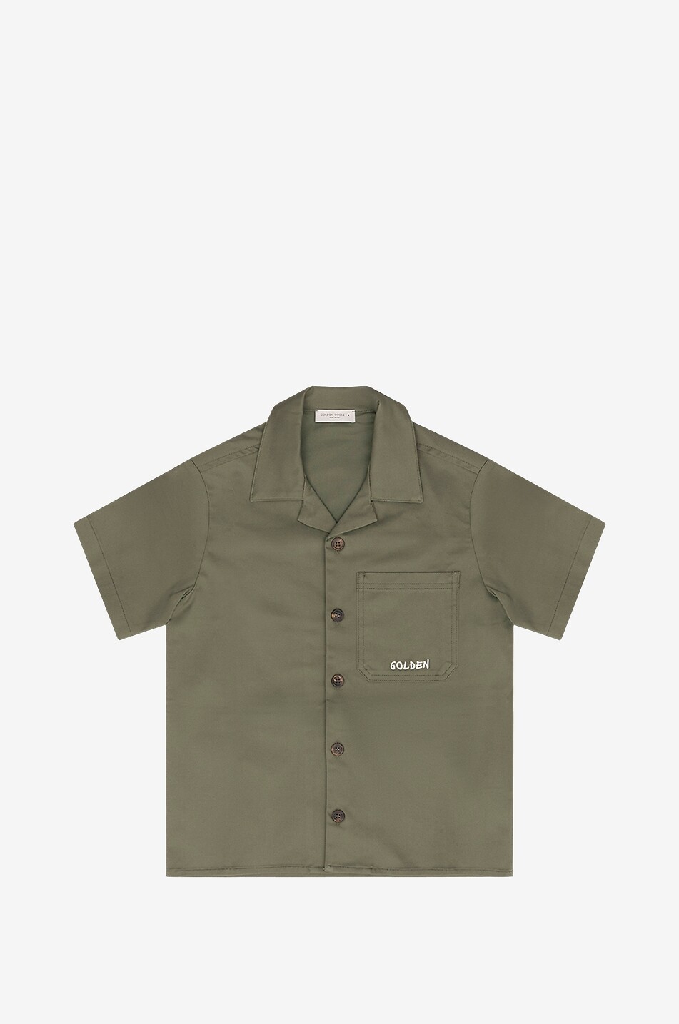 Chemise boxy à manches courtes garçon Journey I Love Golden