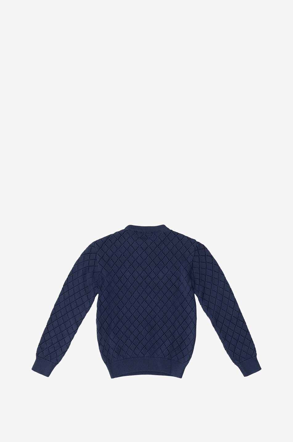 GOLDEN GOOSE Golden Pascal boy's openwork knit jumper Boy DARK BLUE 2