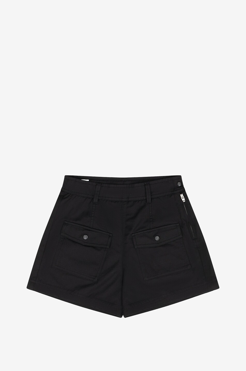 MONCLER Short cargo fille en sergé Garçon NOIR 1