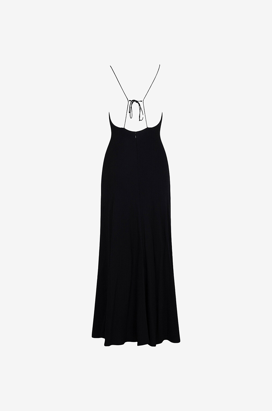 STELLA McCARTNEY Langes Trägerkleid aus Viskose Damen SCHWARZ 2