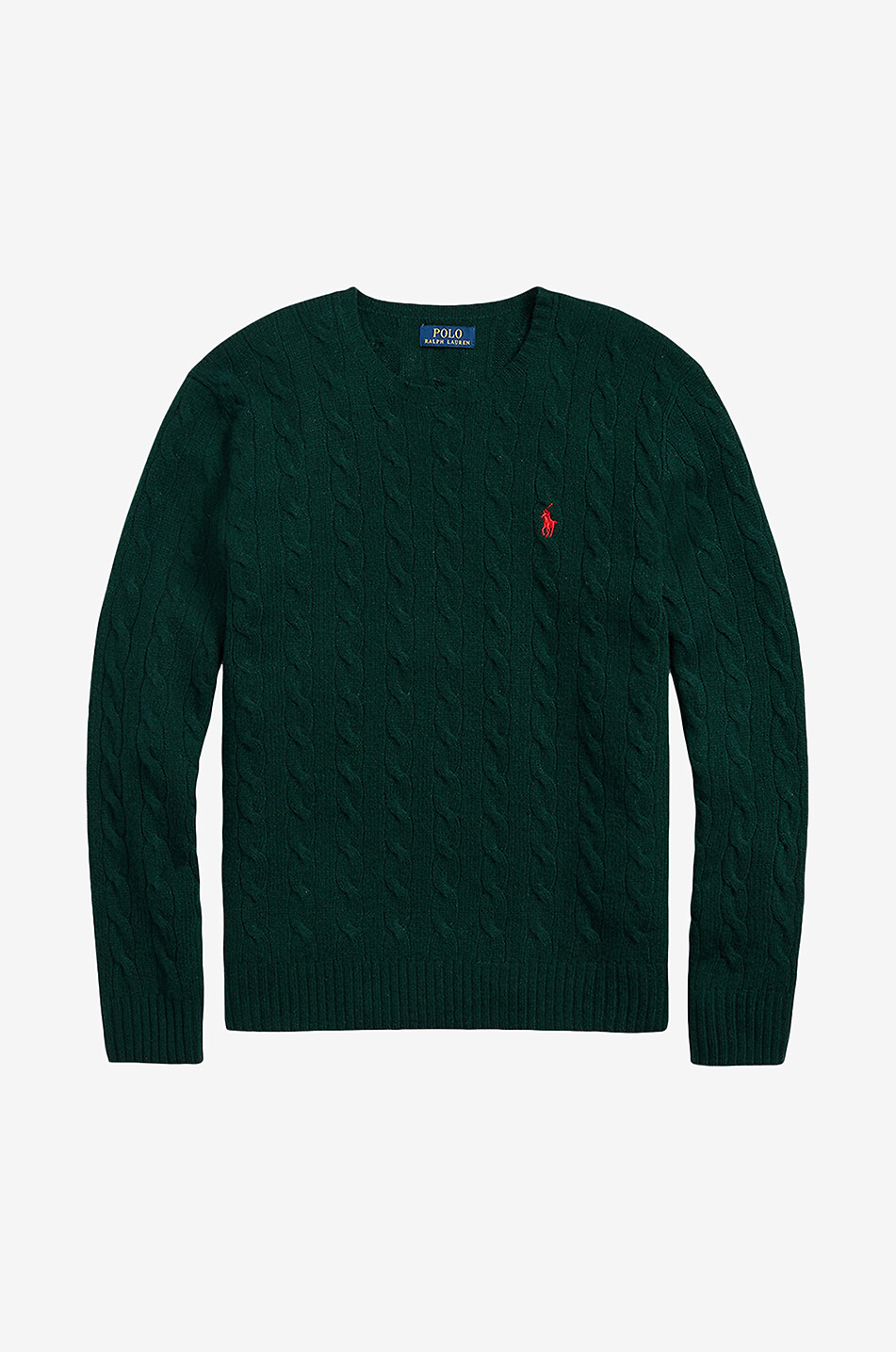 Dark green knit jumper best sale