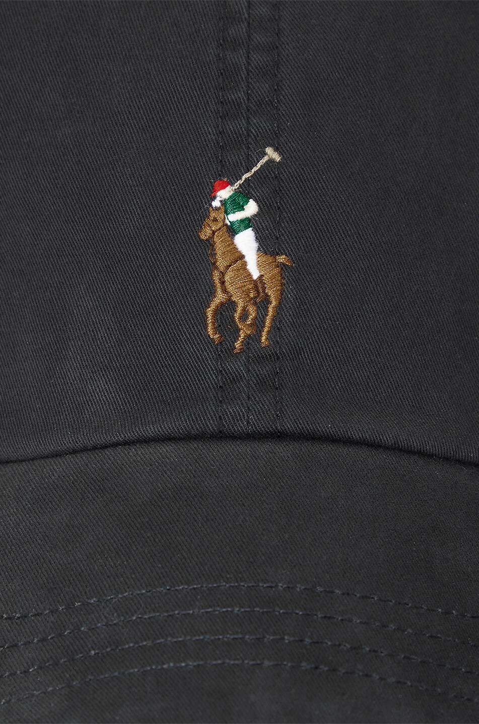 POLO RALPH LAUREN Pony M Classics gabardine baseball cap Men BLACK 3
