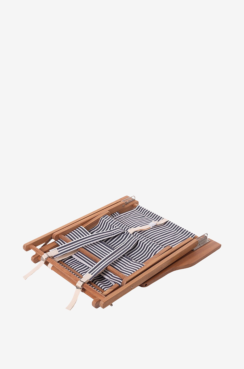 BUSINESS & PLEASURE CO. Klappstuhl aus Holz und Segeltuch The Tommy Chair Lauren's Navy Stripe Haus BUNT 2