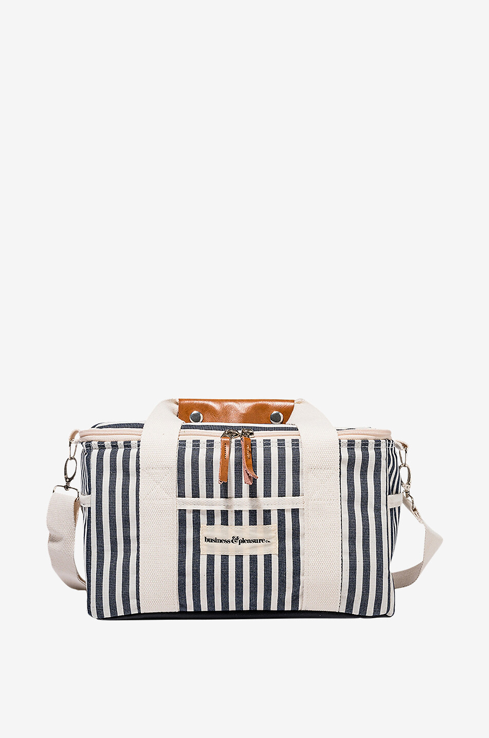 BUSINESS & PLEASURE CO. The Premium Cooler Bag Lauren's Navy Stripe cooler bag Home BLUE 1