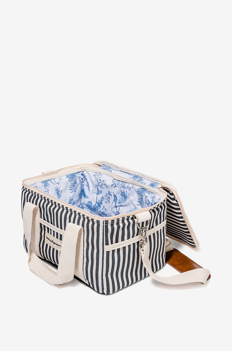 BUSINESS & PLEASURE CO. The Premium Cooler Bag Lauren's Navy Stripe cooler bag Home BLUE 4