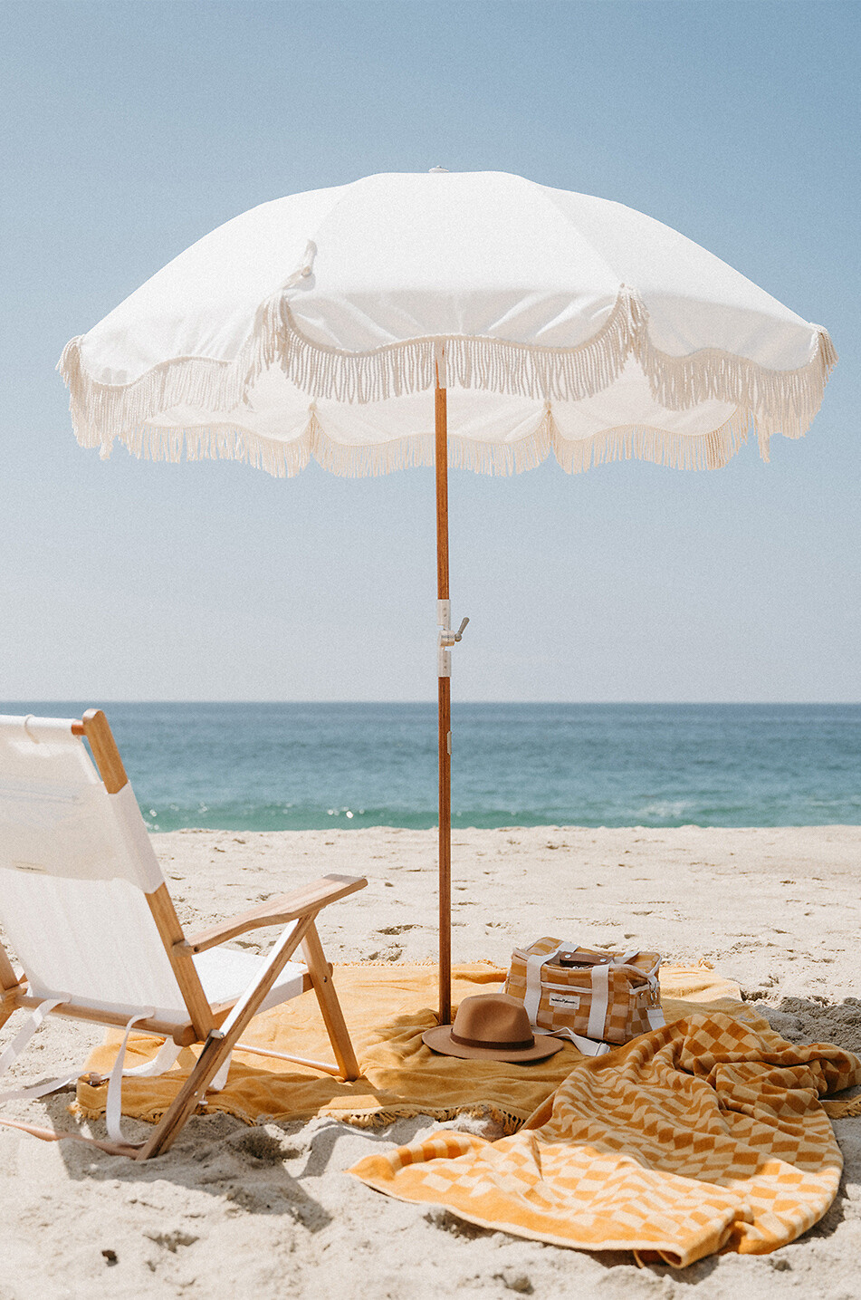 Sonnenschirm mit Fransen The Premium Beach Umbrella