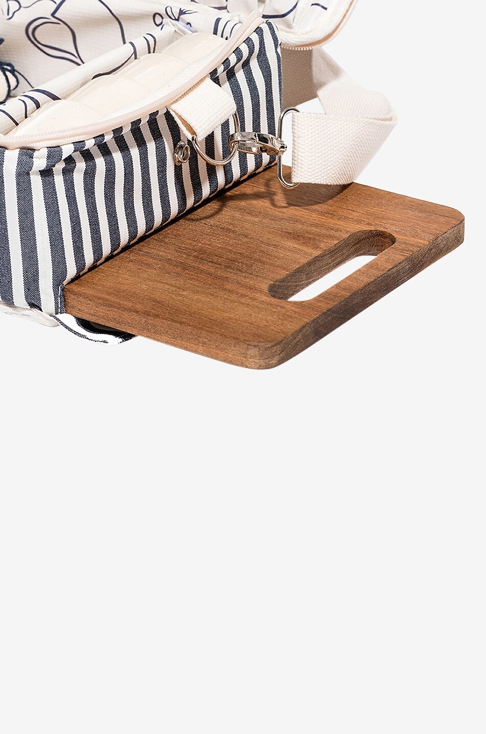 BUSINESS & PLEASURE CO. Set de pique-nique The Picnic Set Lauren's Navx Stripe Maison BLEU 4