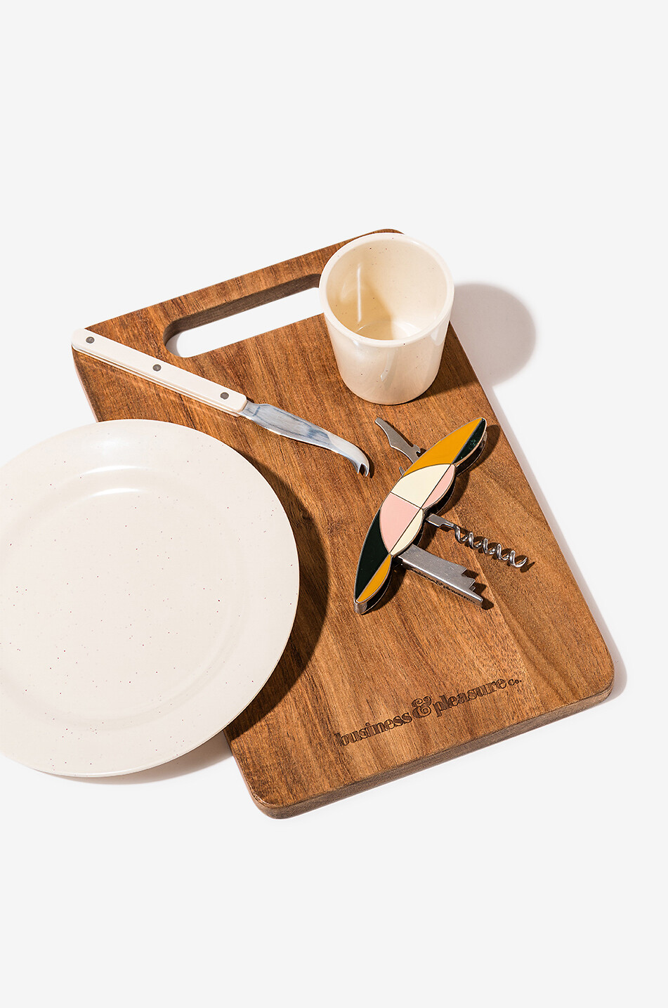 BUSINESS & PLEASURE CO. Set de pique-nique The Picnic Set Lauren's Navx Stripe Maison BLEU 5