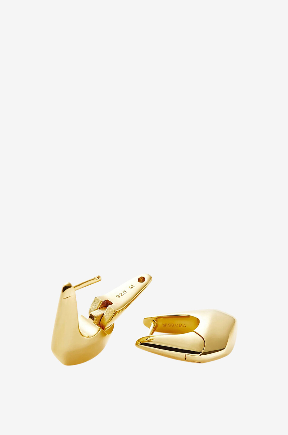 MISSOMA Lucy Williams Arco Small vermeil hoop earrings Women GOLDEN 5
