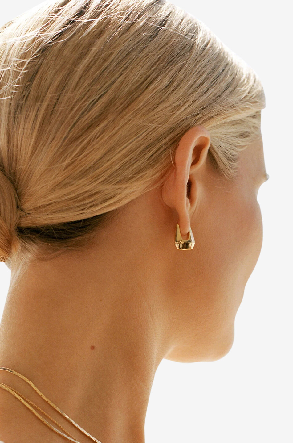 MISSOMA Lucy Williams Arco Small vermeil hoop earrings Women GOLDEN 4