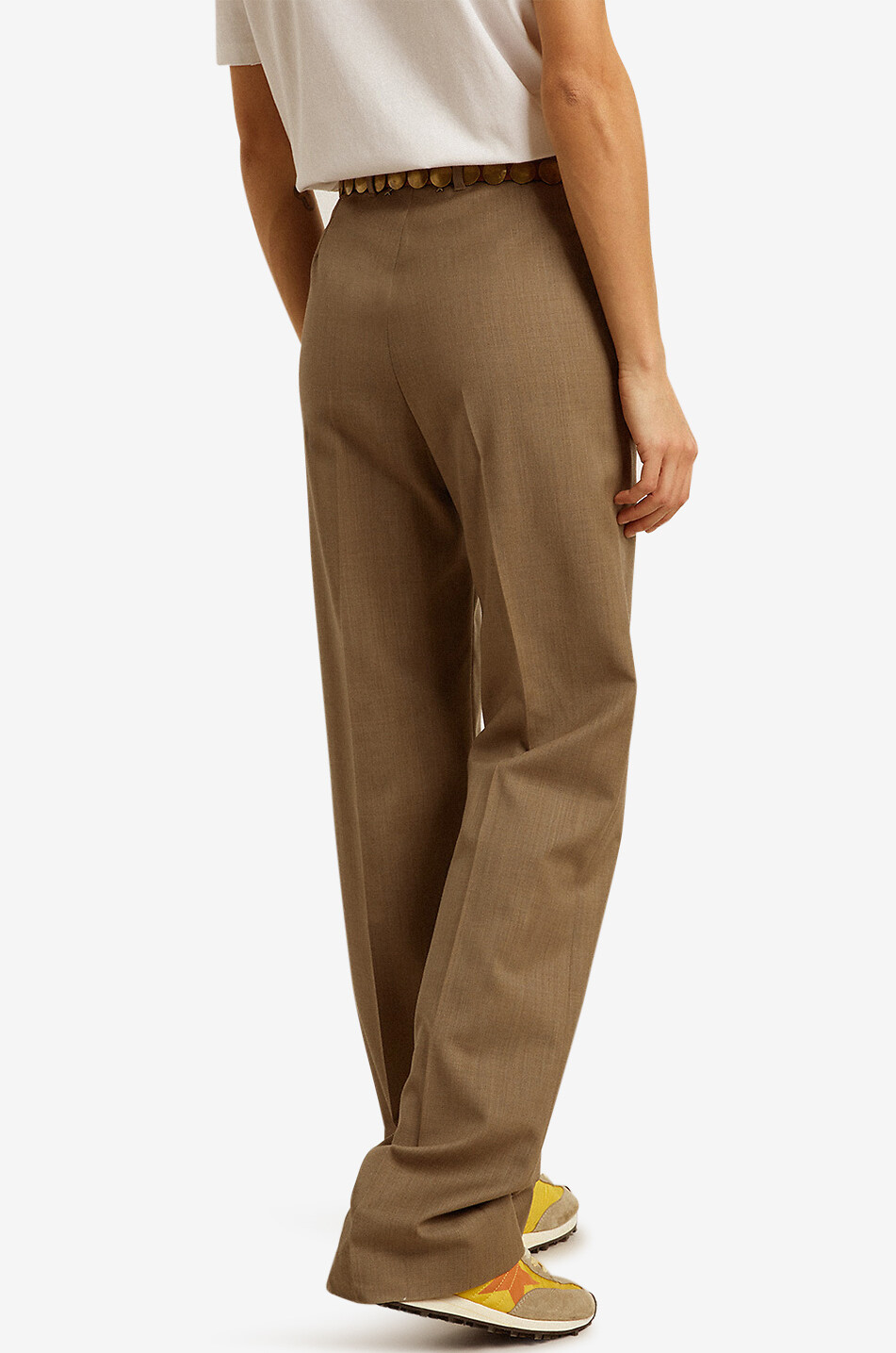 Pantalon droit en laine Marghera