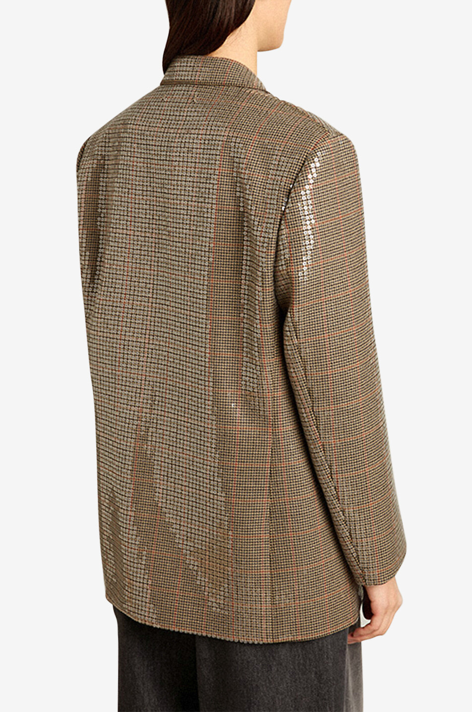 Marghera sequinned houndstooth check blazer GOLDEN GOOSE Bongenie