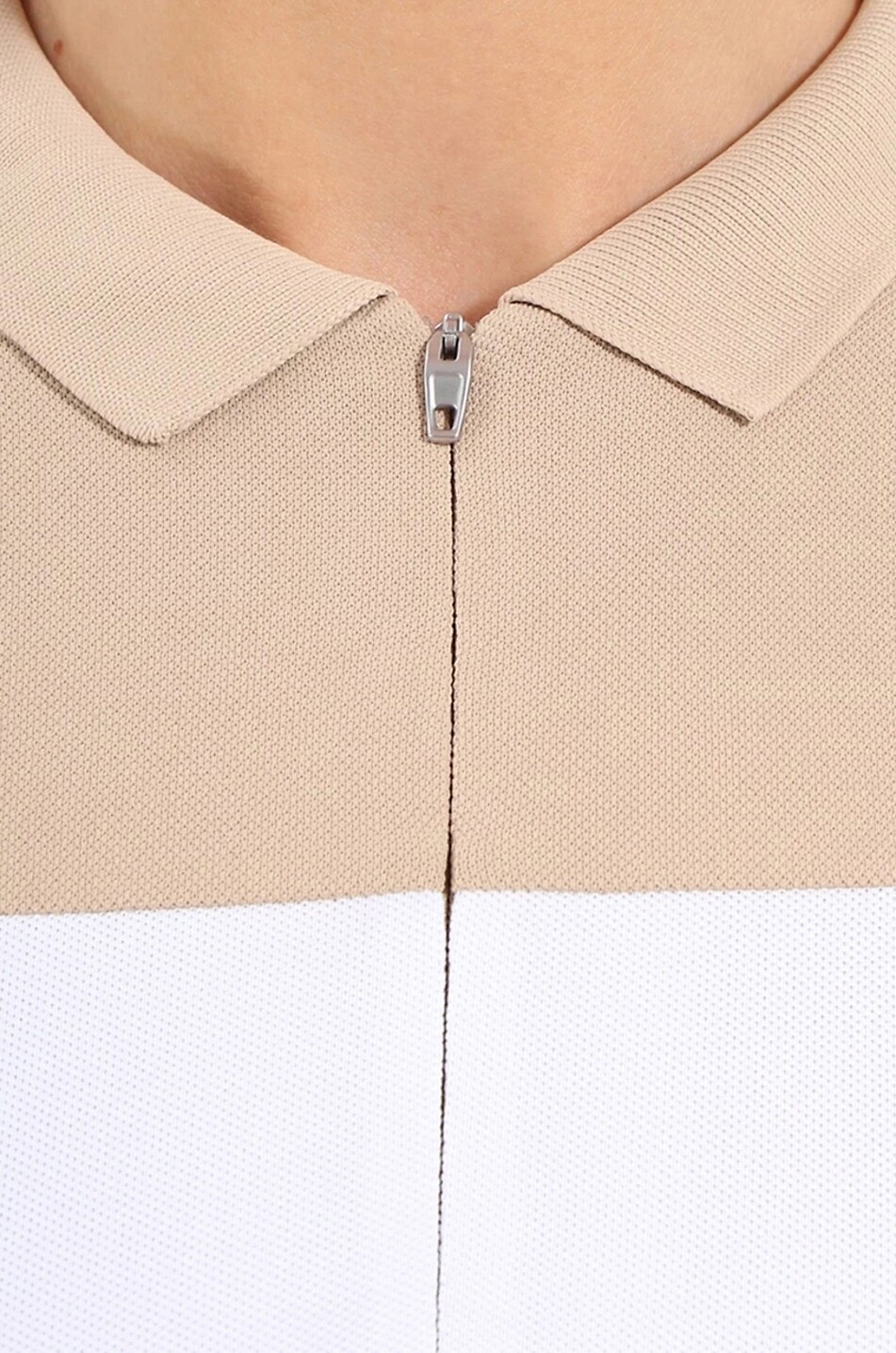 CHERVO Kurzarm-Golf-Polohemd mit Colour-Block-Streifen Adunata 599 Damen BRAUN 4