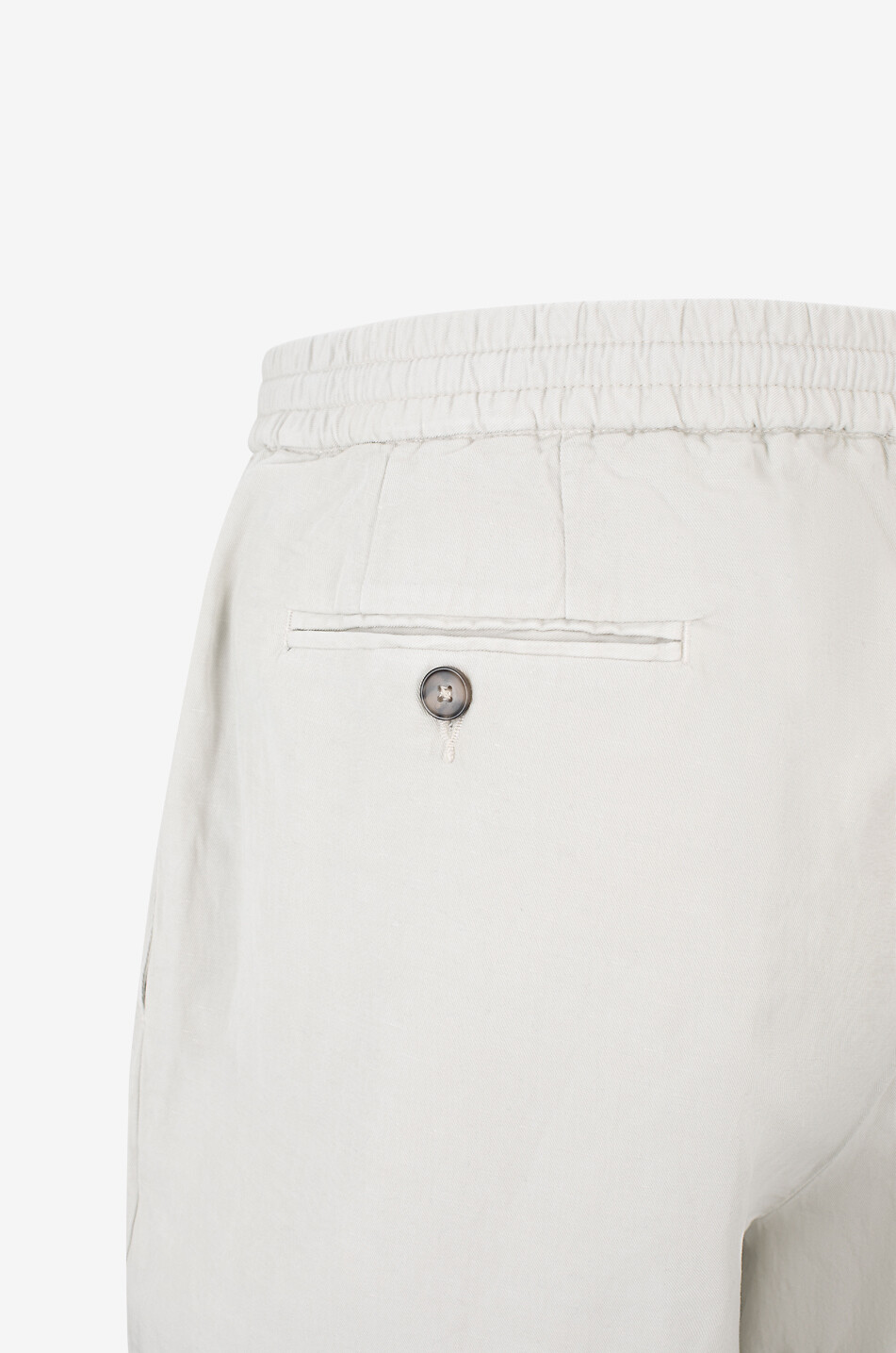 OFFICINE GENERALE Phil lyocell linen and cotton Bermuda shorts Men GREY 3