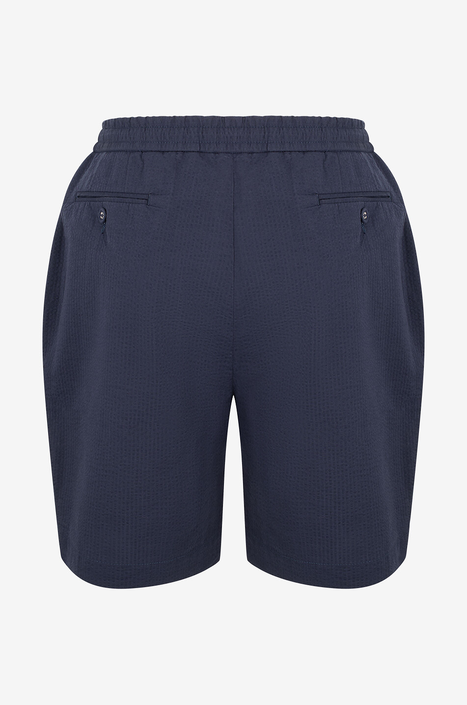 OFFICINE GENERALE Bermuda en seersucker Phil Homme BLEU FONCE 2