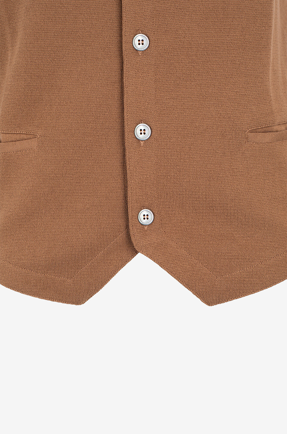 GRAN SASSO Weste aus Baumwolle Herren MITTELBRAUN 3