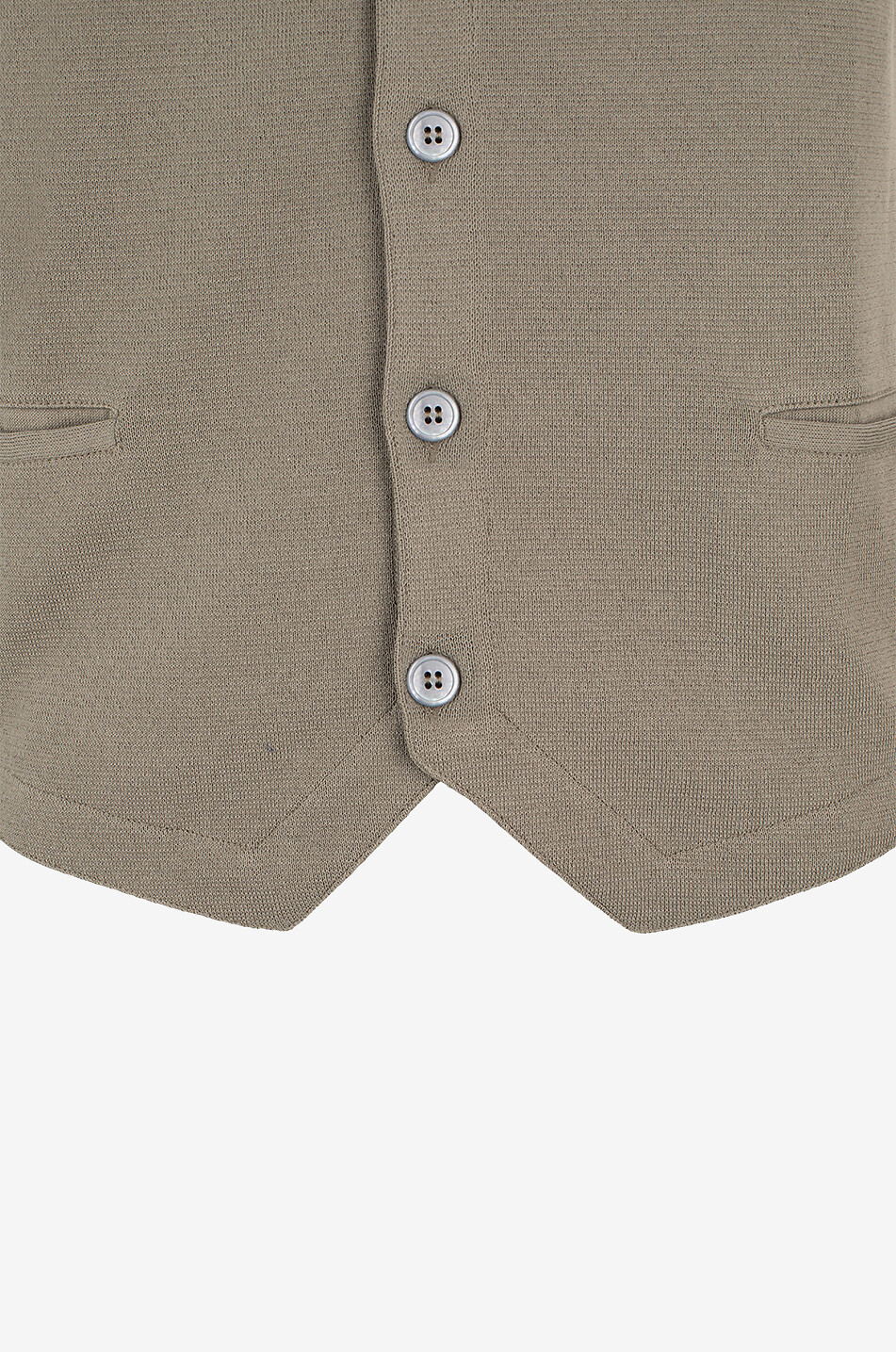 GRAN SASSO Gilet en coton Homme VERT MOYEN 3