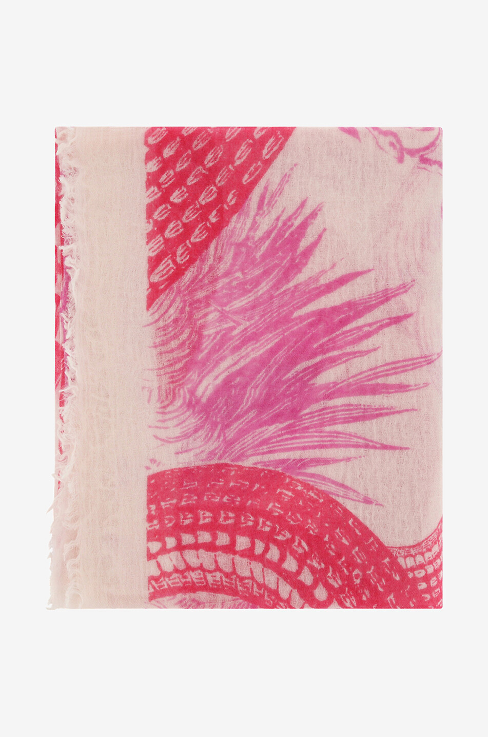 FRIENDLY HUNTING Garden Eden cashmere shawl Women PINK 1