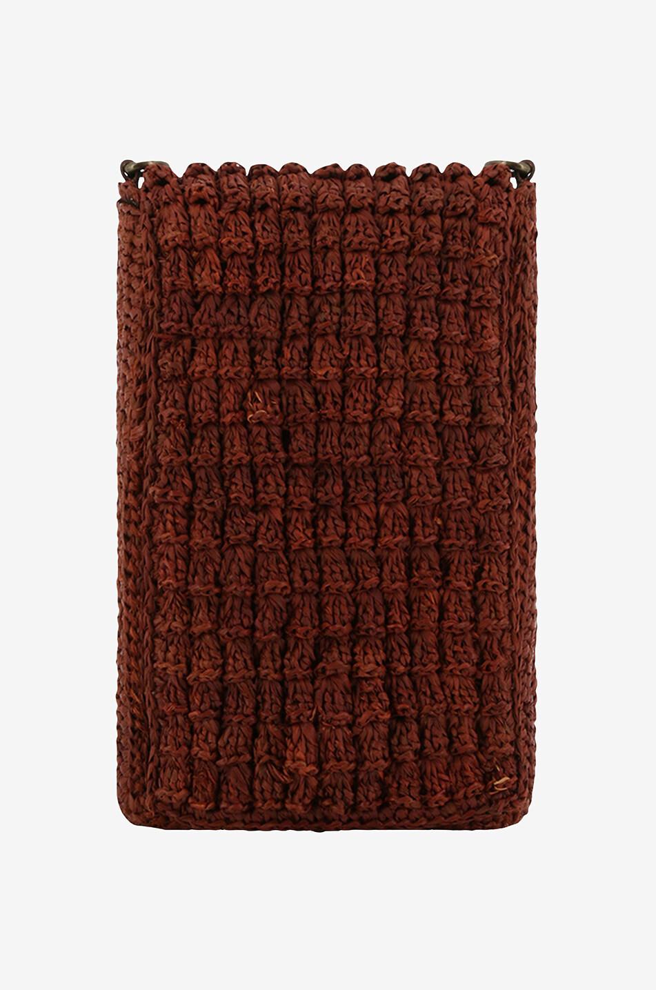 Vao raffia phone pouch
