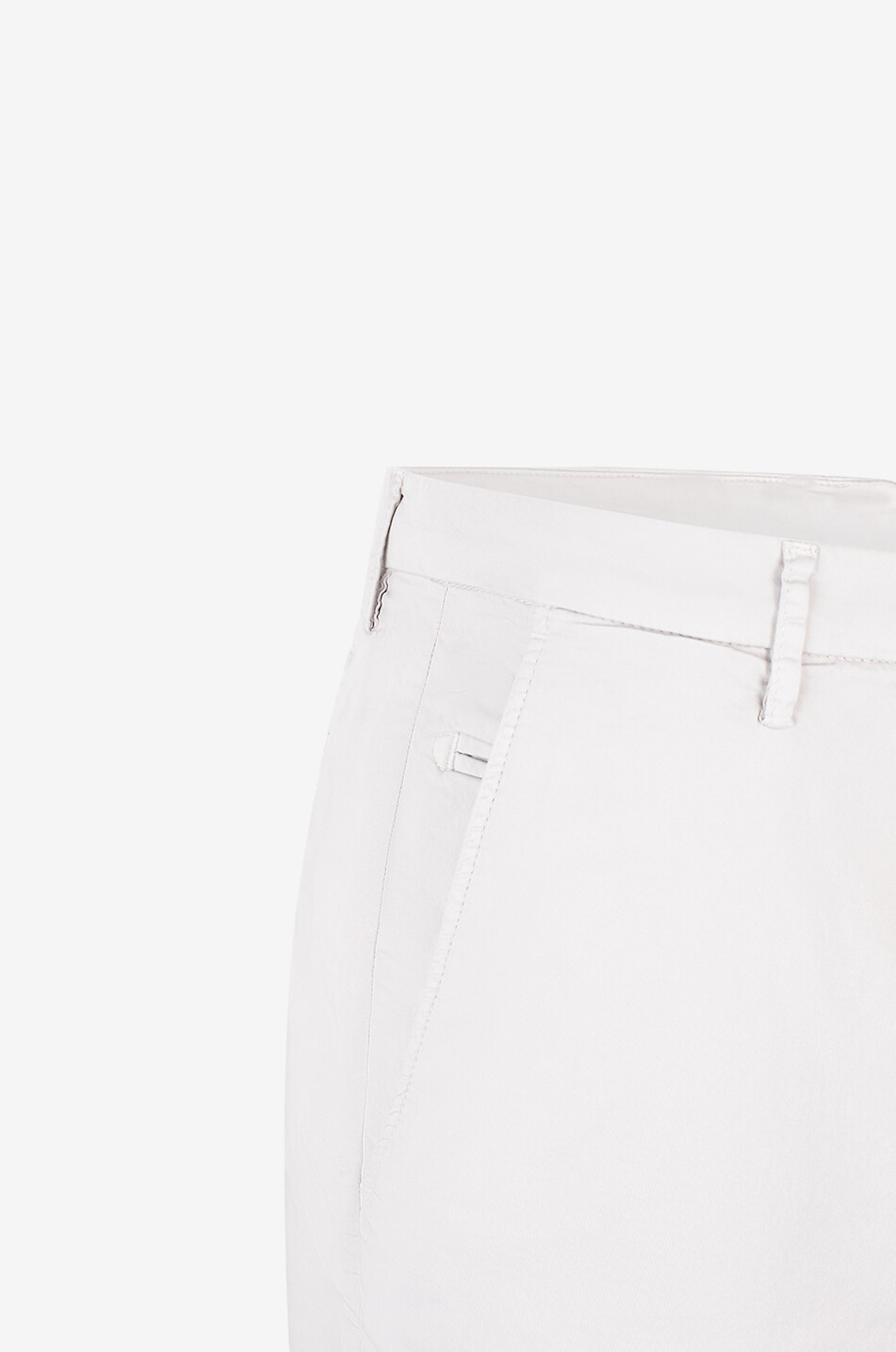 Cotton and silk Bermuda shorts