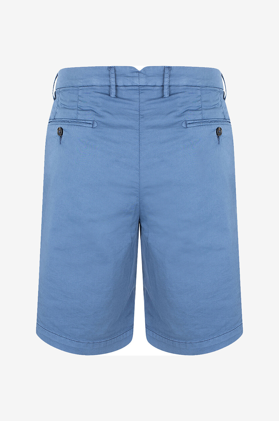 MAURIZIO BALDASSARI Bermuda en coton et soie Homme BLEU MOYEN 2