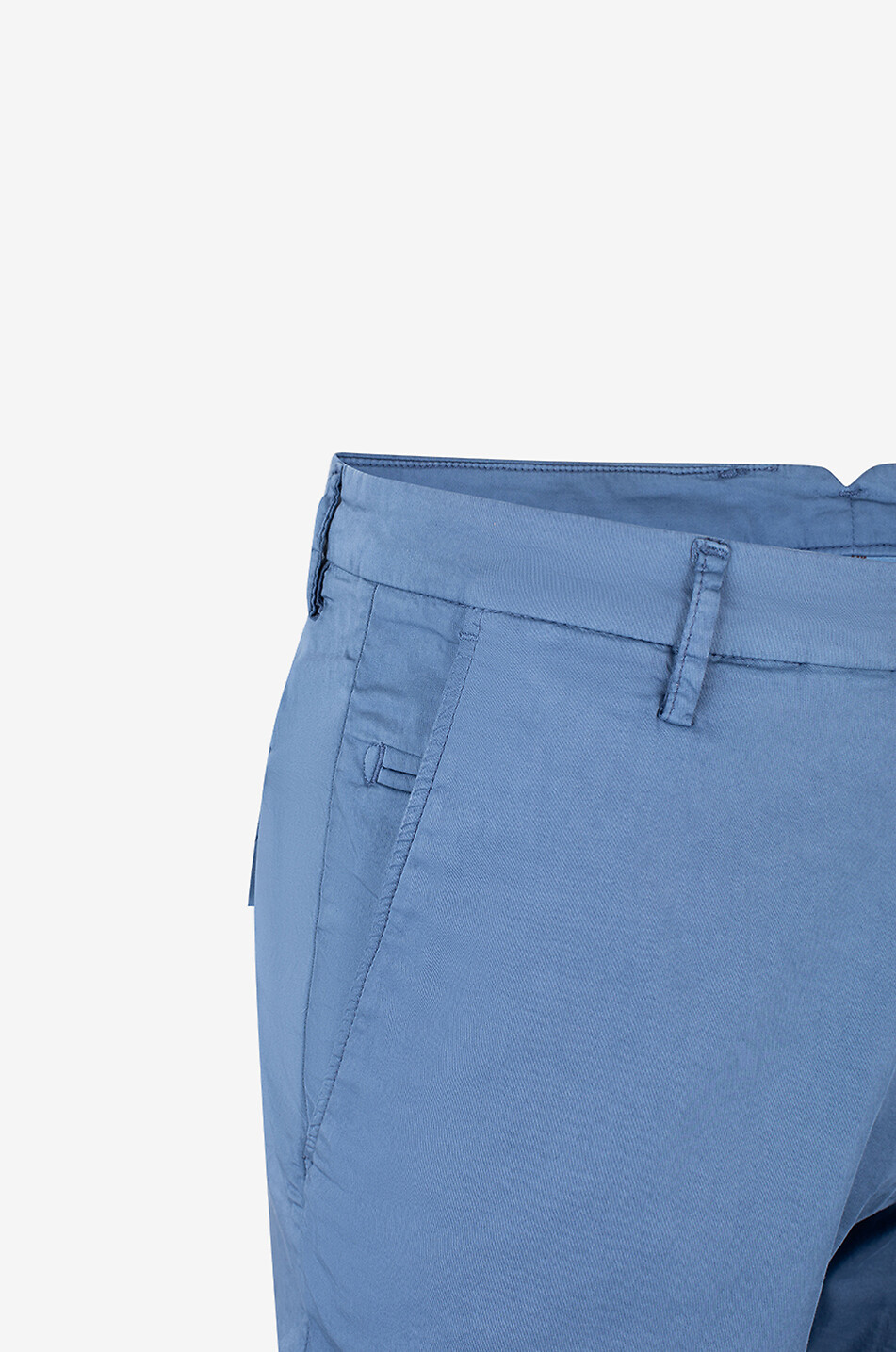 MAURIZIO BALDASSARI Bermuda en coton et soie Homme BLEU MOYEN 3