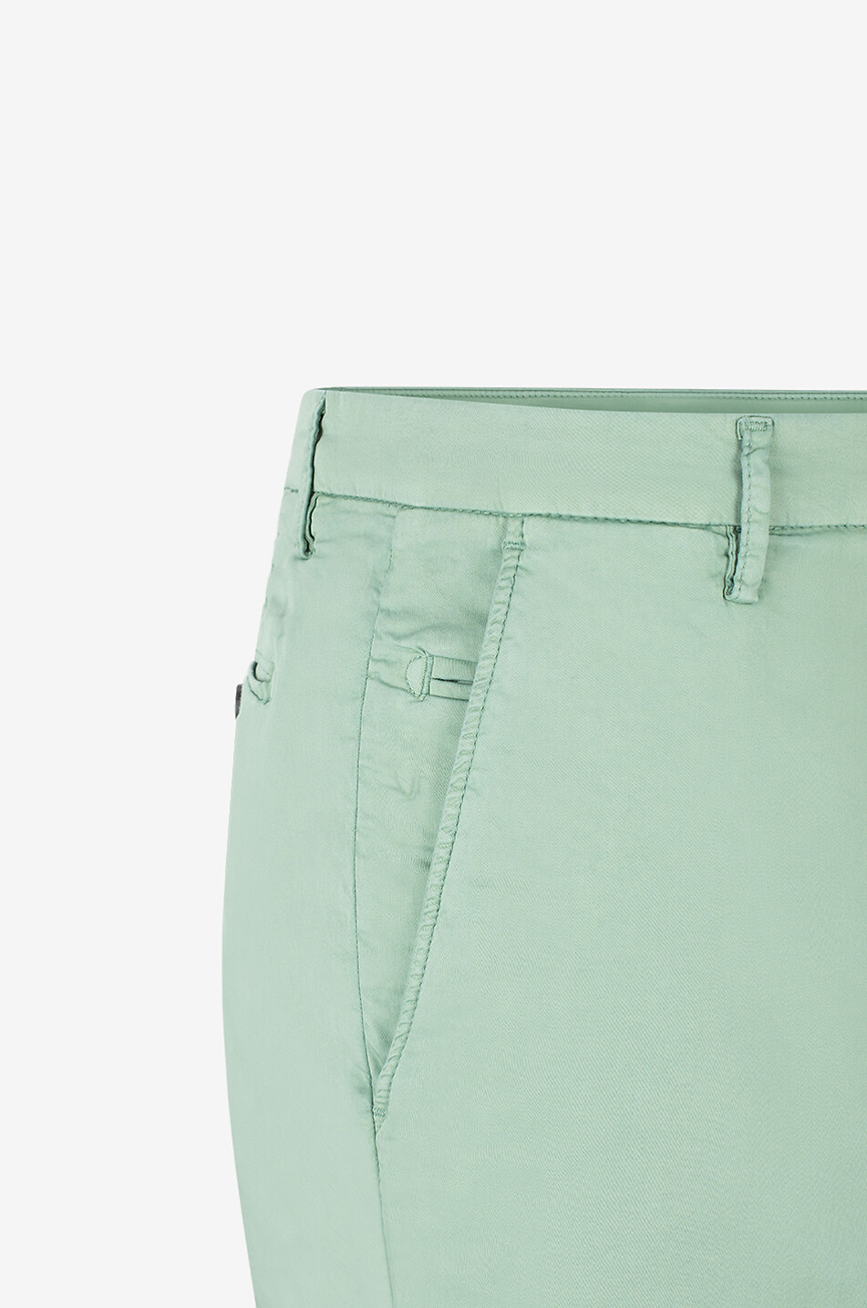 MAURIZIO BALDASSARI Bermudashorts aus Baumwolle und Seide Herren MITTELGRÜN 3