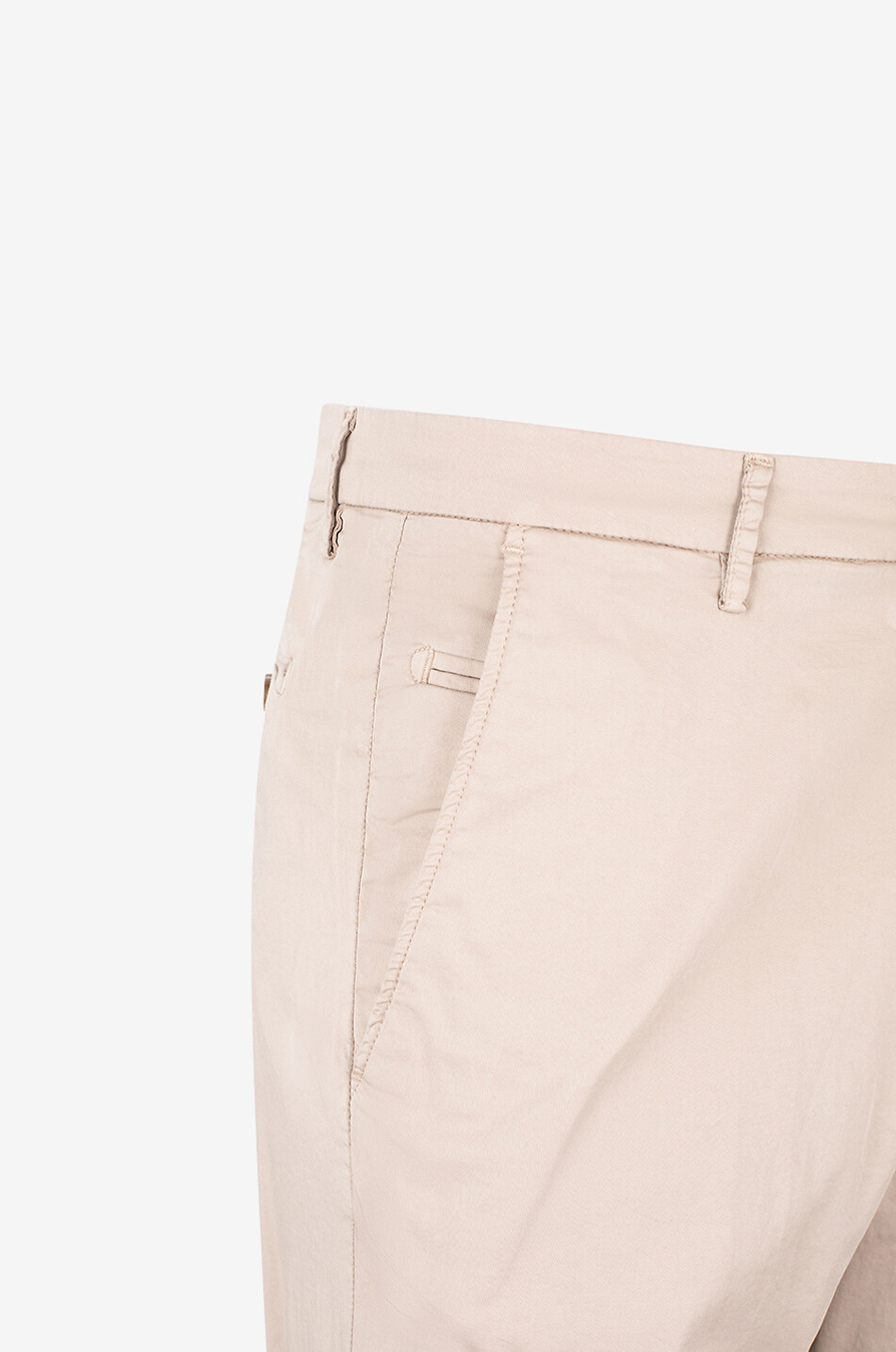 MAURIZIO BALDASSARI Pantalon slim en coton et soie Homme MARRON 6