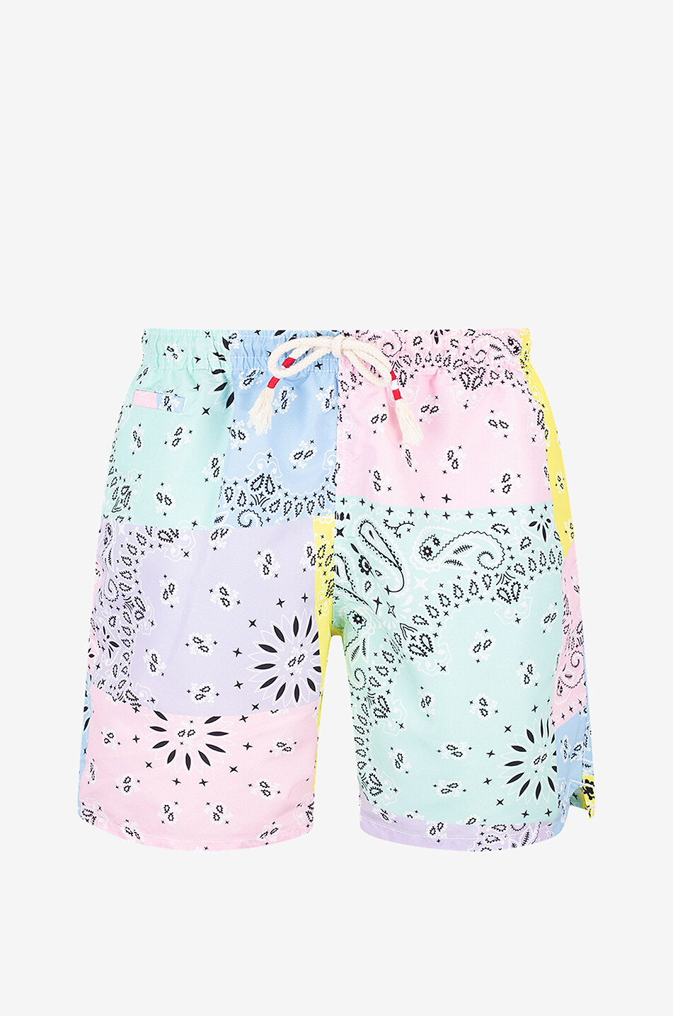 MC2 SAINT BARTH Caprese Bandana Patchwork swim shorts Men MULTI COLOURED 1
