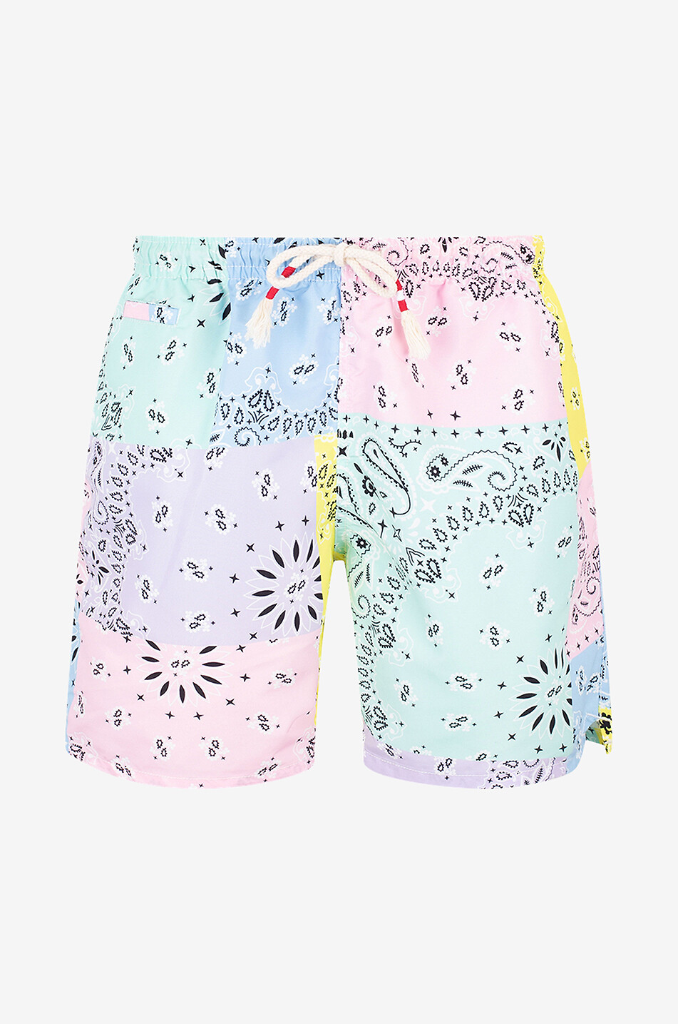 MC2 SAINT BARTH Caprese Bandana Patchwork swim shorts Men MULTI COLOURED 1