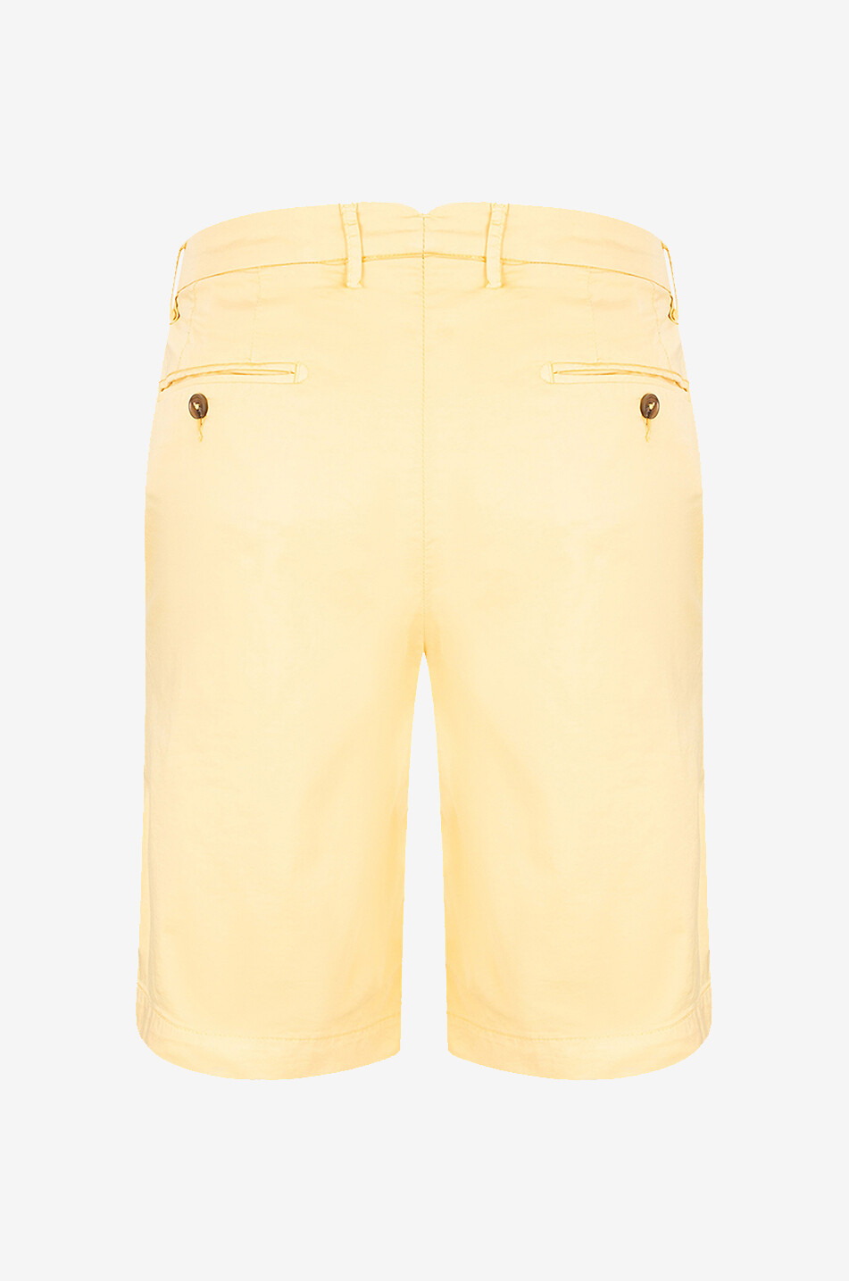 MAURIZIO BALDASSARI Cotton and silk Bermuda shorts Men MEDIUM YELLOW 2