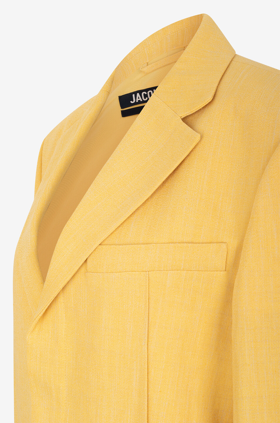 JACQUEMUS La Veste d'Homme linen and viscose blazer Women YELLOW 3