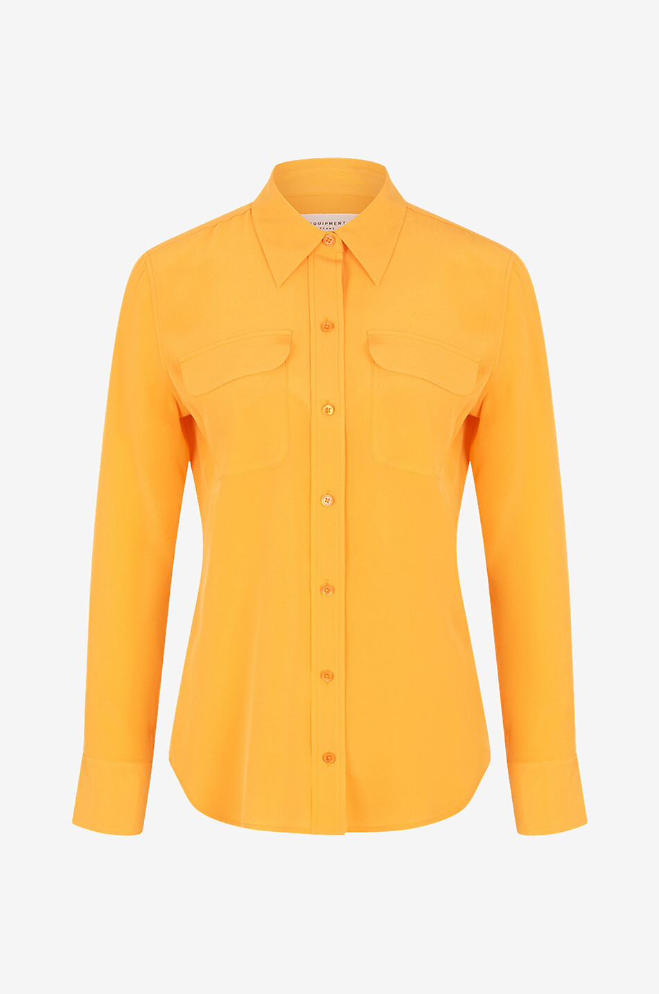 Blouse en soie Slim Fit Signature