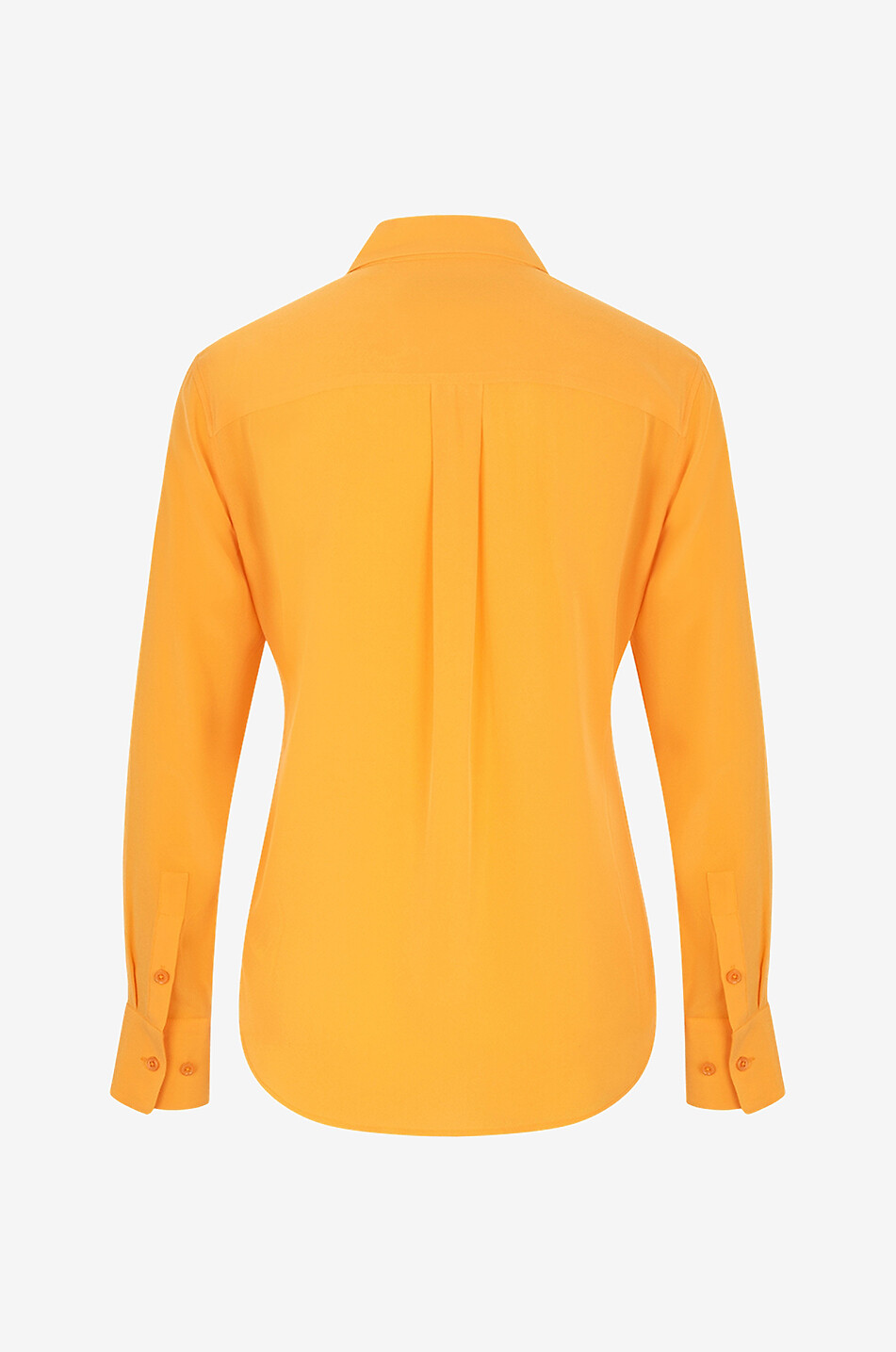 EQUIPMENT Blouse en soie Slim Fit Signature Femme ORANGE MOYEN 2