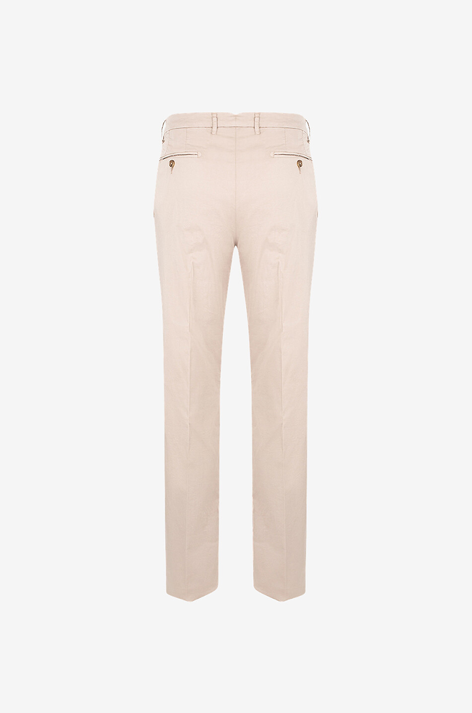MAURIZIO BALDASSARI Pantalon slim en coton et soie Homme MARRON 2