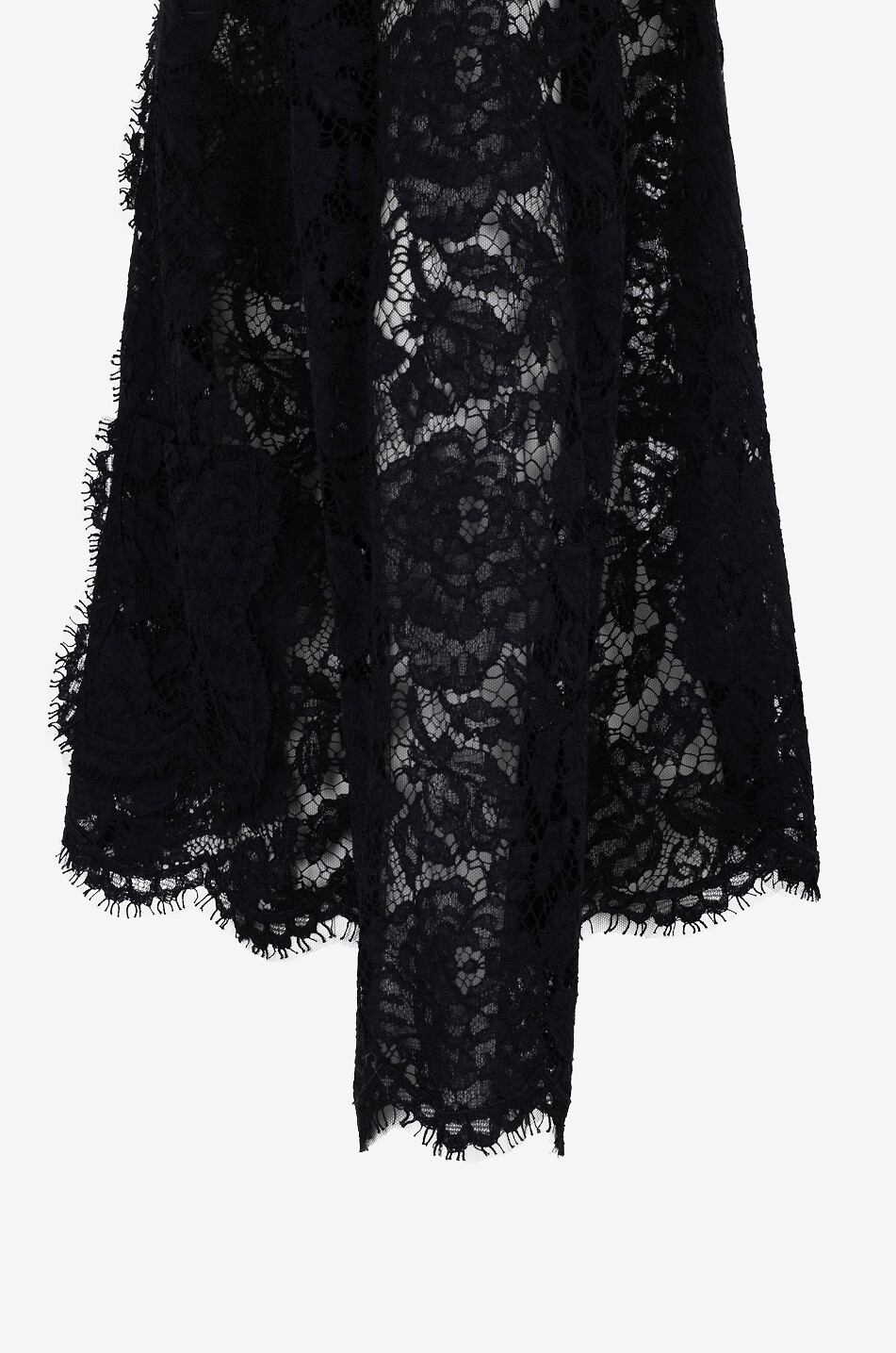 DOLCE & GABBANA Top à manches longues en dentelle Femme NOIR 3