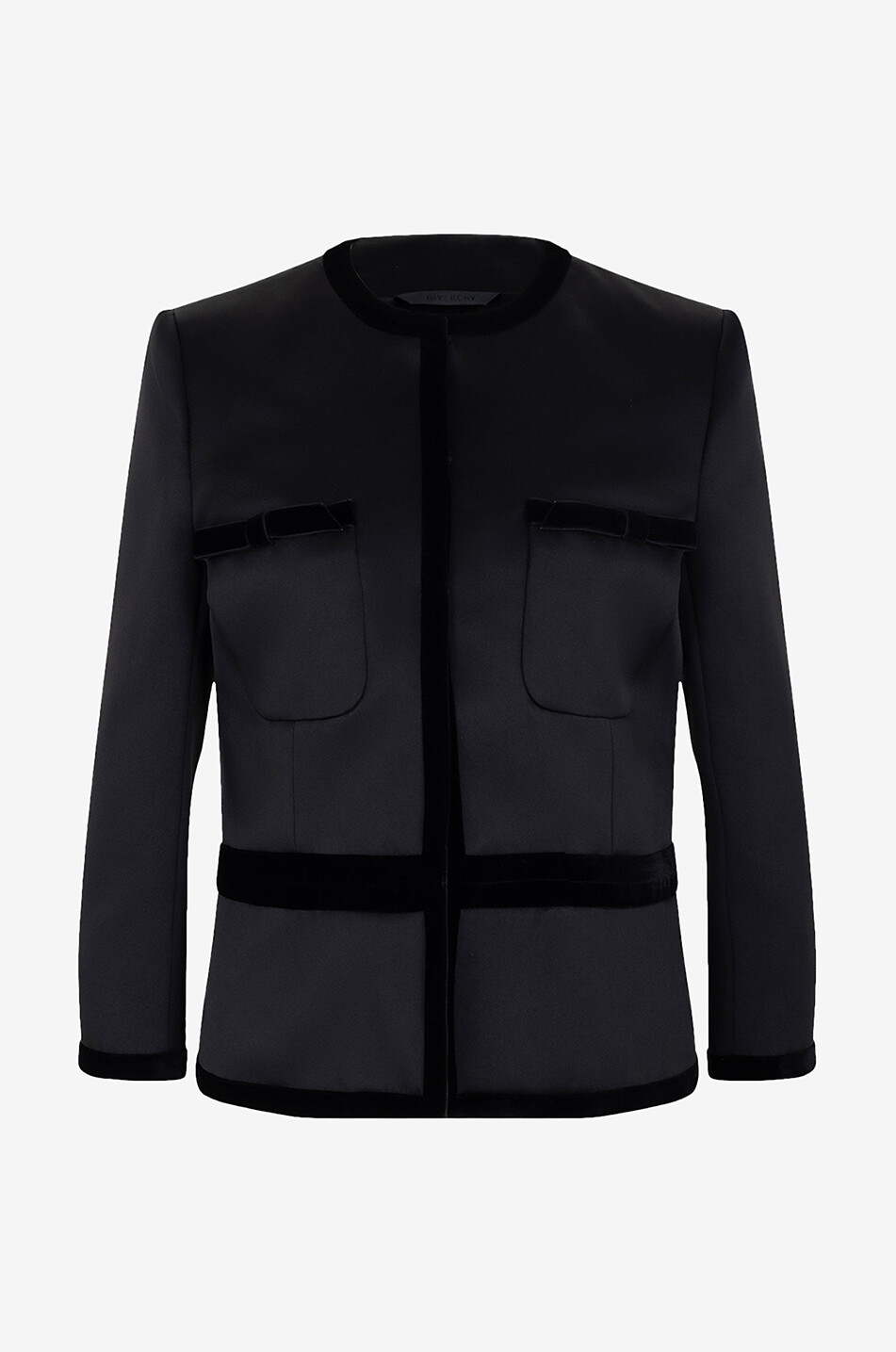 Round-neck suit jacket