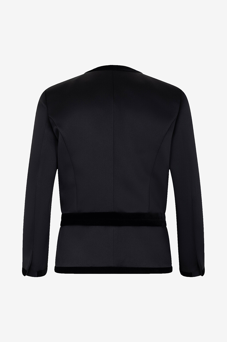 Round-neck suit jacket