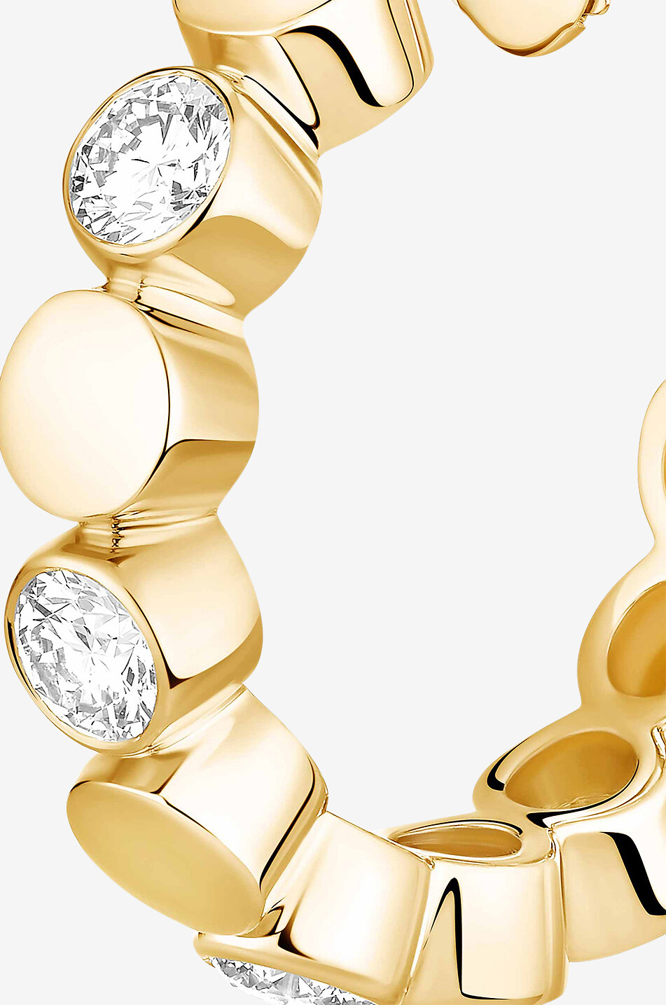 MESSIKA Creolen aus Gold und Diamanten D-Vibes Damen GELB 4