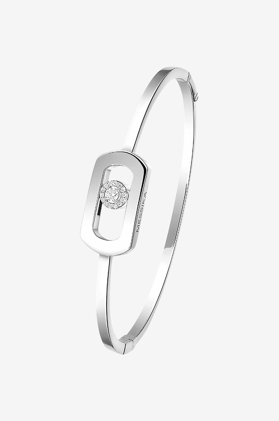 So Move gold and diamond closed bangle MESSIKA SILVER Bongénie