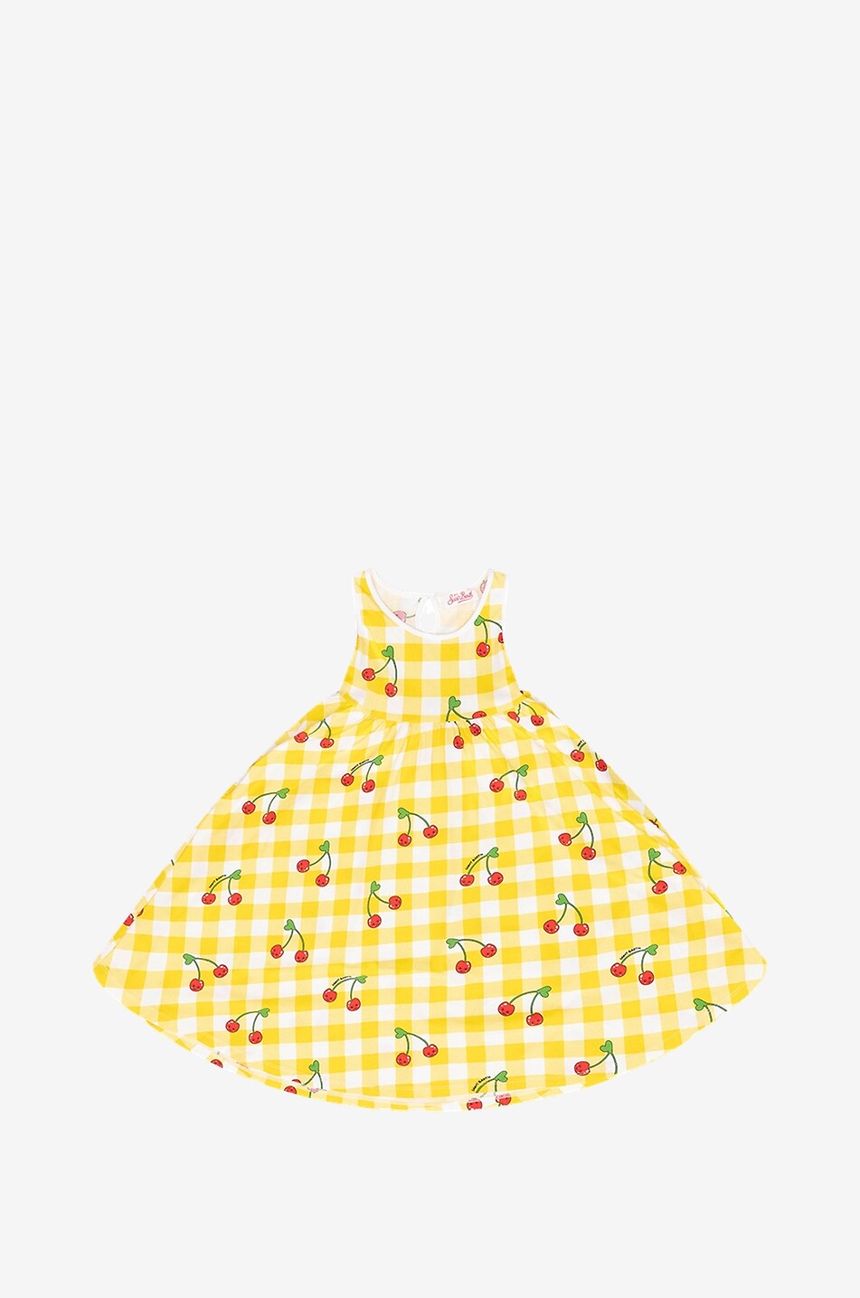 Ärmelloses Mädchenkleid Mascha Cherry Vichy