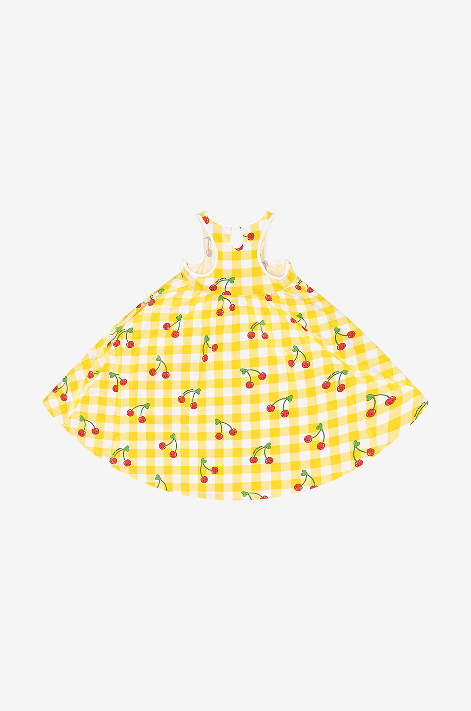 Ärmelloses Mädchenkleid Mascha Cherry Vichy