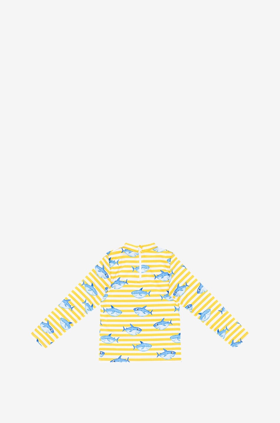 MC2 SAINT BARTH Moorish Happy Sharks children's anti-UV T-shirt Boy YELLOW 1