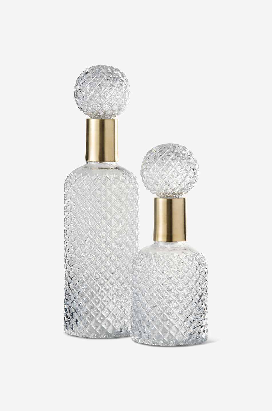 JOLIPA Grosse Glasflasche Haus WEISS 3
