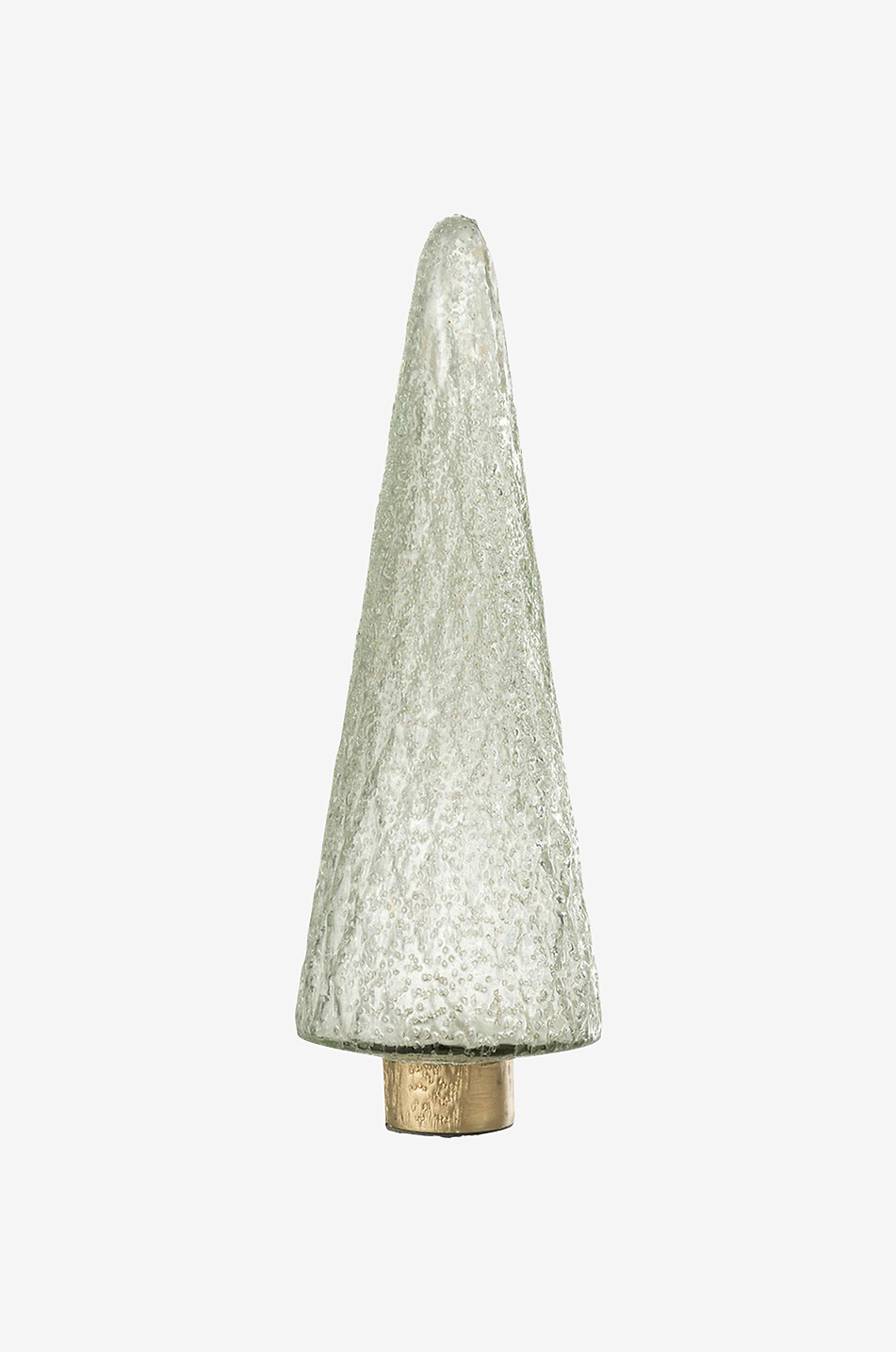 Grosser dekorativer Tannenbaum aus Glas
