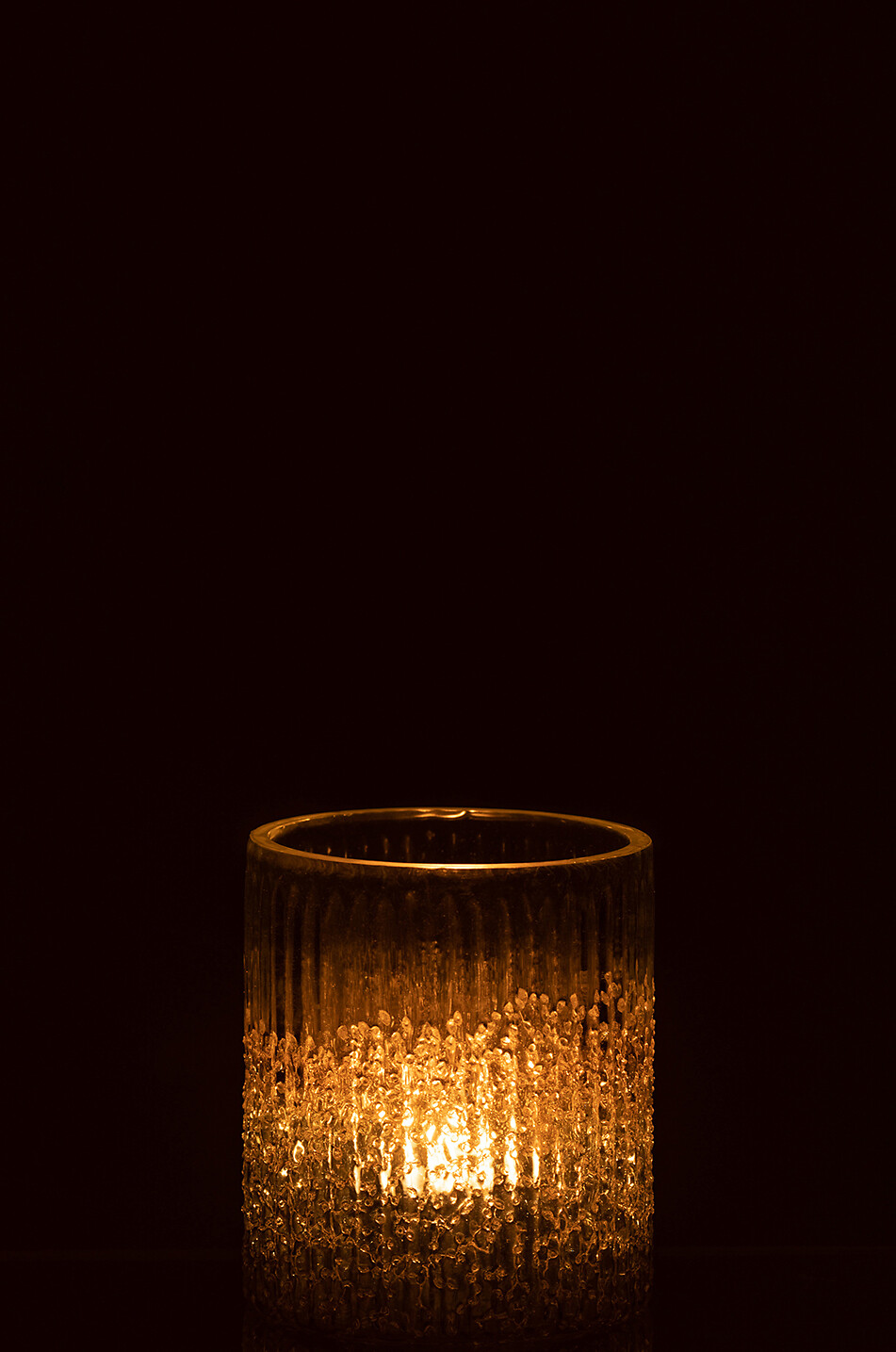JOLIPA Metallic candle holder Home SILVER 3