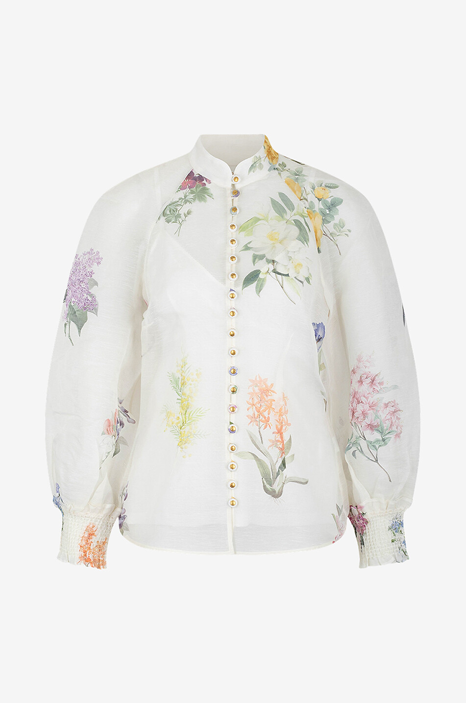 Blouse en organza fleuri Natura Botanical